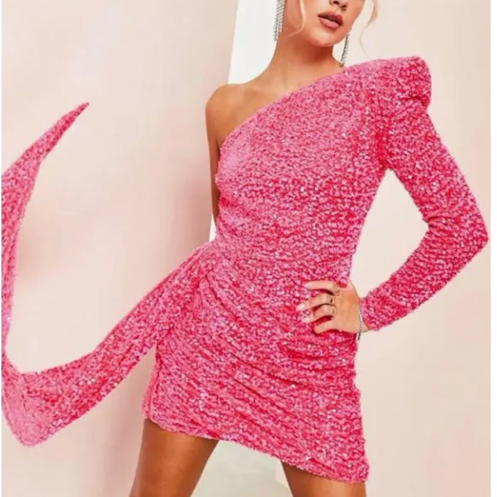 ASOS one shoulder dress